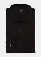 ligne jerem black 
 chemise coupe confort sans pinces au dos 
 col classique avec baleine amovible 
 poignets arrondis ajustables à deux boutons