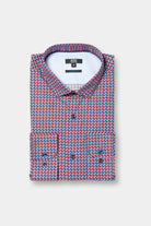 ligne jerem black 
 chemise texturée à motifs fantaisie 
 coupe ajustée avec pinces au dos 
 petit col italien avec baleine amovible 
 poignets carrés à un bouton 
 gros grai...