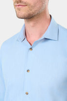 ligne casualwear 
 chemise en popeline de coton à imprimé fantaisie 
 coupe confortable sans pinces au dos 
 col classique avec baleine amovible 
 poignets arrondis ajustable...