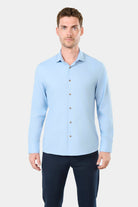 ligne casualwear 
 chemise en popeline de coton à imprimé fantaisie 
 coupe confortable sans pinces au dos 
 col classique avec baleine amovible 
 poignets arrondis ajustable...