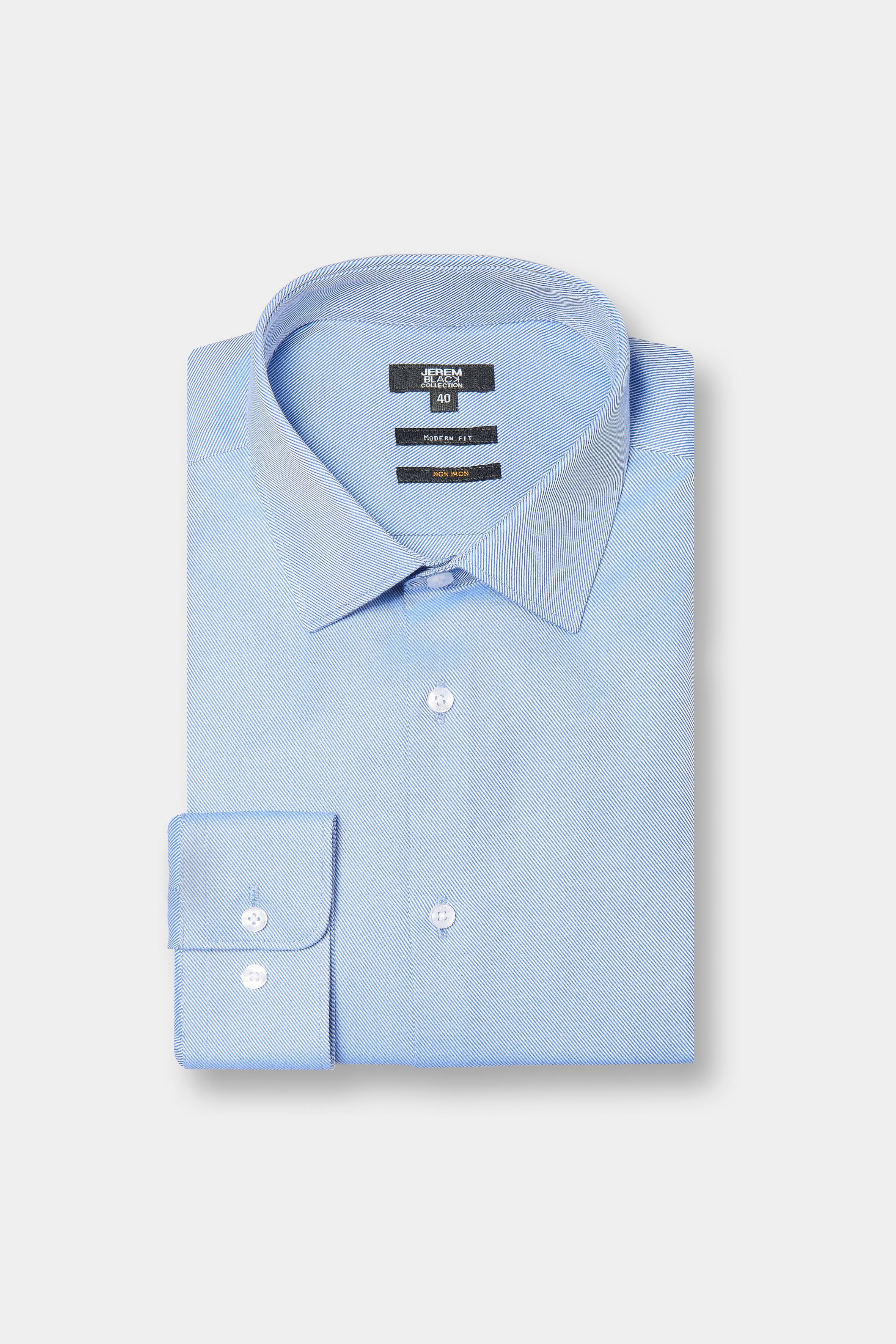 ligne jerem black 
 chemise coupe confort sans pinces au dos 
 col classique avec baleine amovible 
 poignets arrondis ajustables à deux boutons