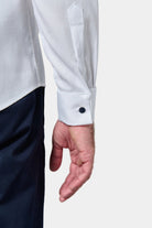 ligne jerem black 
 coupe droite pour un style intemporel 
 tissu pur lin chiné 
 hausse de ceinture sartoriale 
 fermeture avec zip et crochet sous-patte 
 poches italiennes...