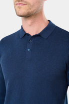 ligne jerem casual 
 coupe droite pour une silhouette élancée 
 maille jersey 288g/m² 
 col polo 
 fermeture à 3 boutons siglé toofashion 
 manches longues 
 bas du vêtement ...