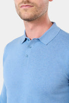 ligne jerem casual 
 coupe droite pour une silhouette élancée 
 maille jersey 288g/m² 
 col polo 
 fermeture à 3 boutons siglé toofashion 
 manches longues 
 bas du vêtement ...